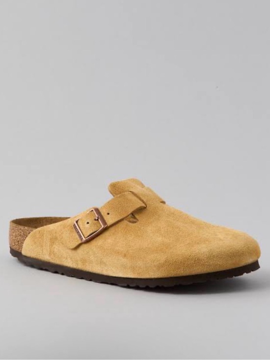 Birkenstock Other - Birkenstock Boston Clogs in suede sand s 41 Men’s s 8 women’s Sz 10